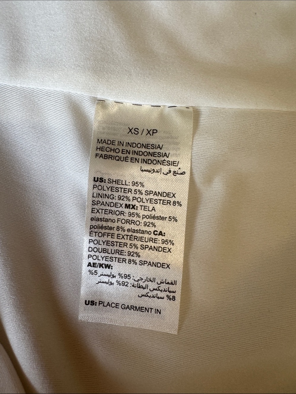 White House Black Market White Long-Sleeve Top with Gold Chain Detail - Picture 8 of 8
